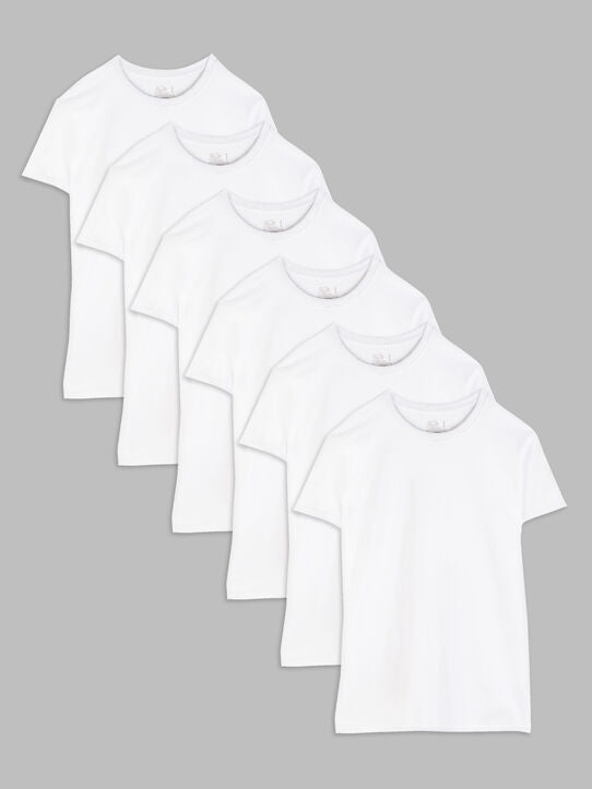 Fruit of the Loom Men Undershirt Short Sleeves Crew T-Shirt (Value Pack)