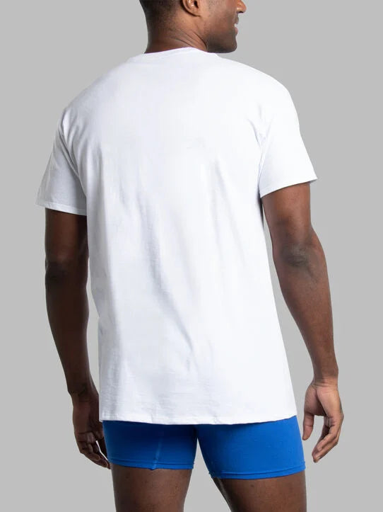 Fruit of the Loom Men Undershirt Short Sleeves Crew T-Shirt (Value Pack)