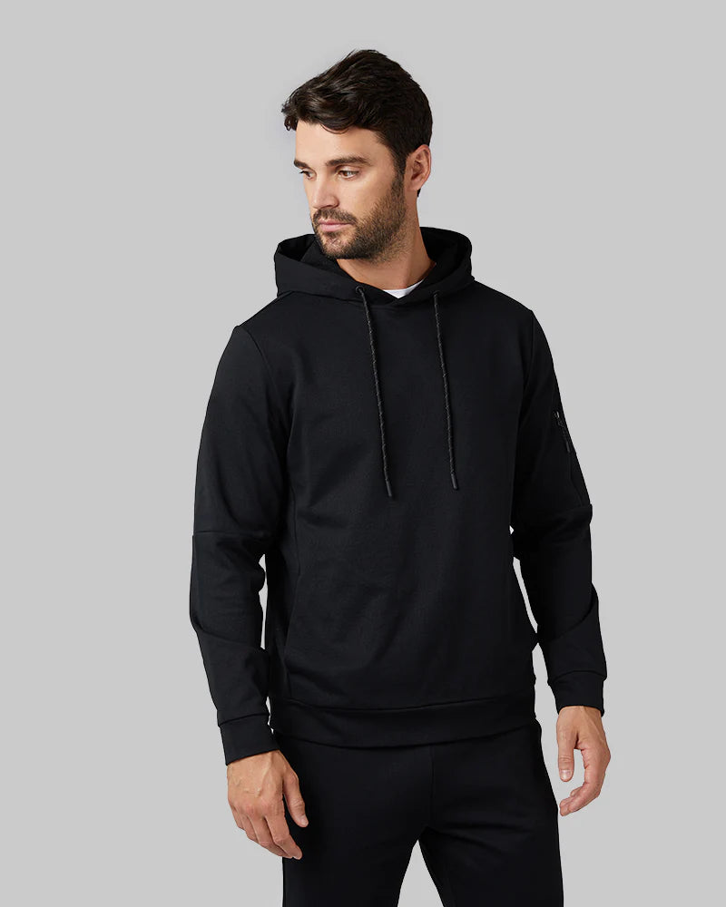 32 DEGREES MEN'S SOFT STRETCH TERRY PULLOVER HOODIE