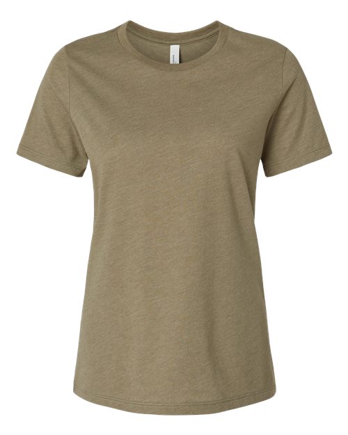 Bella+Canvas Women Relaxed Heather CVC Jersey Short Sleeves T-Shirt