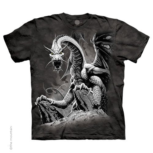 The Mountain Black Dragon Cotton Short Sleeve T-shirt