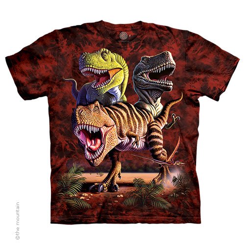 The Mountain Rex Collage Cotton Short Sleeve T-shirt