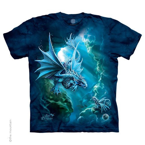 The Mountain Sea Dragon Cotton Short Sleeve T-shirt