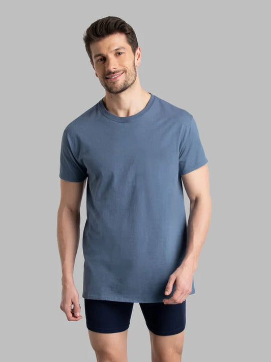 Fruit of the Loom Men Assorted Short Sleeve Crew T-Shirt (6-Pack)