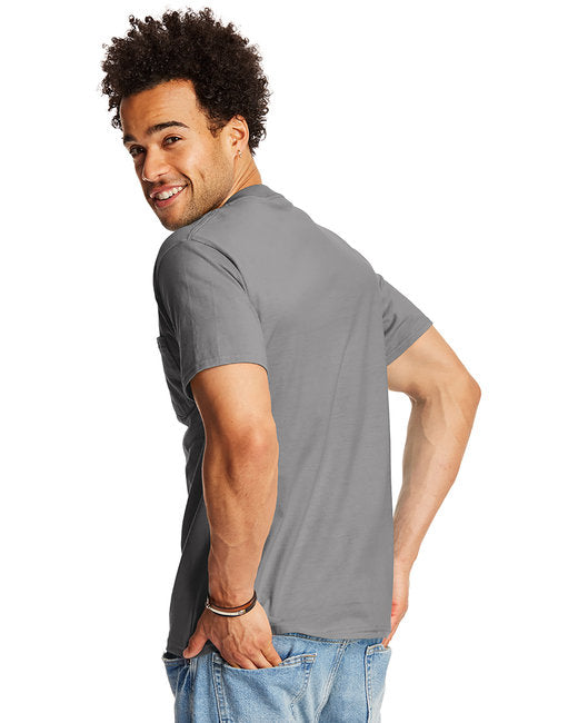 Hanes Adult Beefy-T® Pocket Short Sleeve T-Shirt