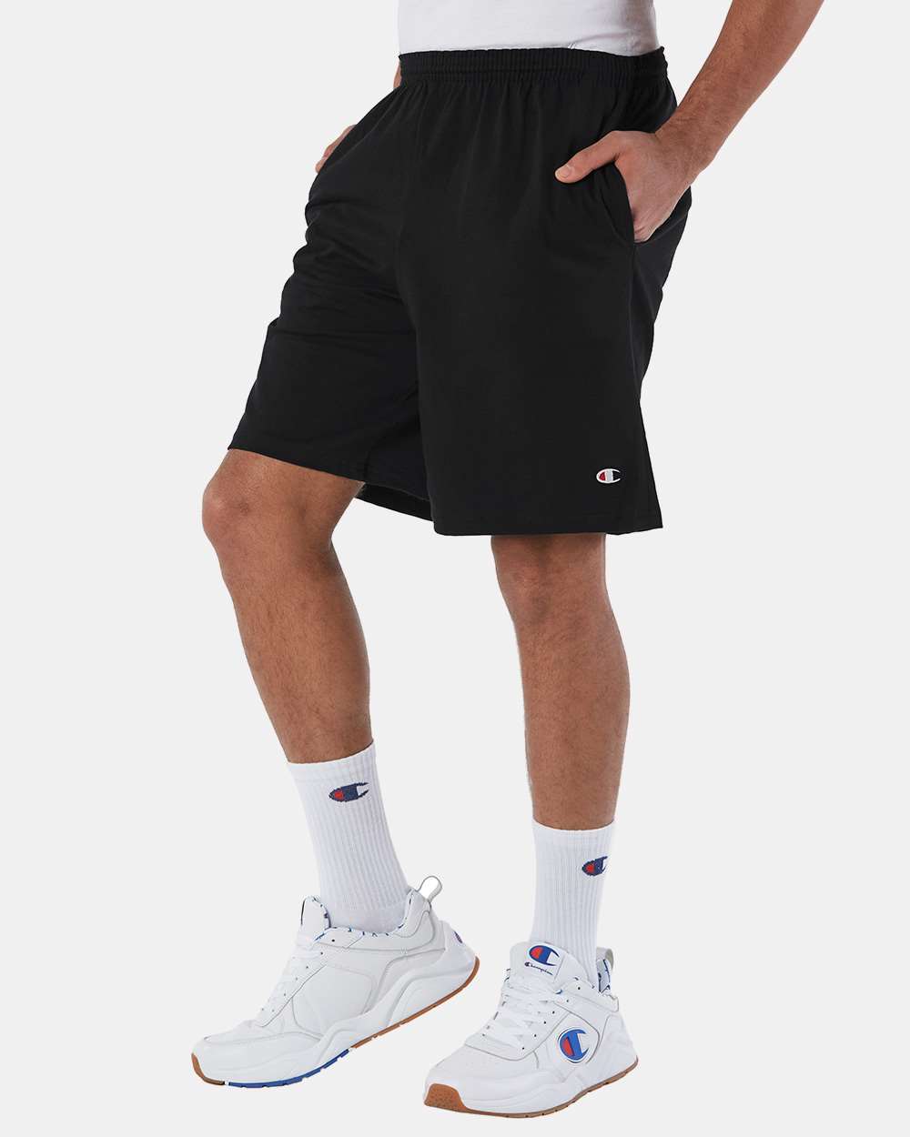 Champion Cotton Jersey 9" Shorts with Pocket