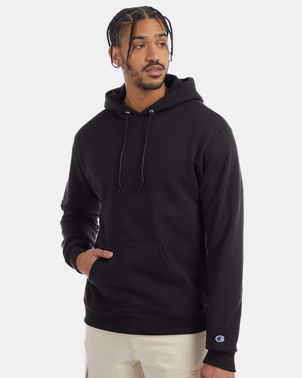 Champion Powerblend Pullover Hooded Sweatshirt