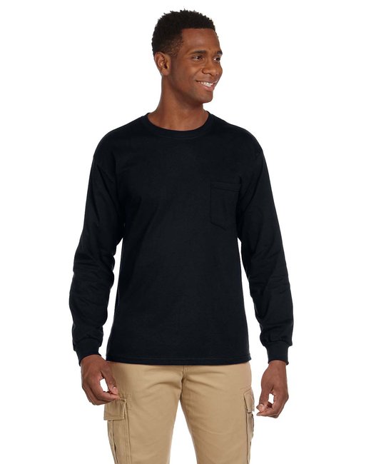 Gildan Ultra Cotton® Long Sleeves Pocket T-Shirt