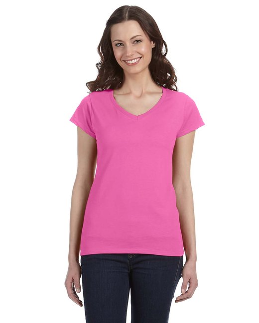 Gildan Softstyle® Women V-Neck Short Sleeves T-Shirt