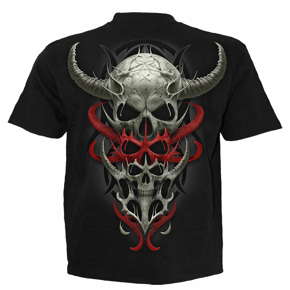 Spiral Direct Skull Synthesis Short Sleeves T-shirt