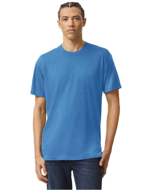 American Apparel Unisex Tri Blend Short Sleeves Track T-Shirt