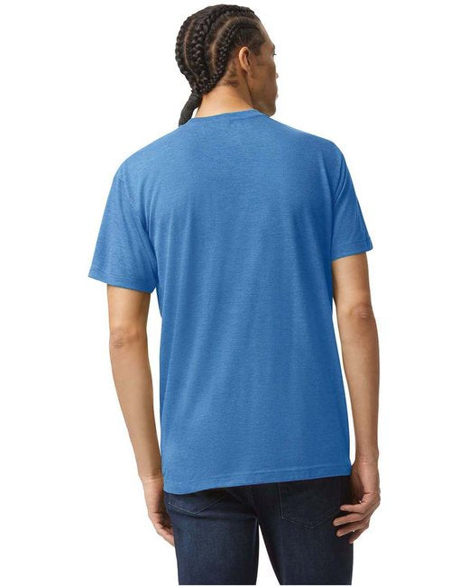 American Apparel Unisex Tri Blend Short Sleeves Track T-Shirt