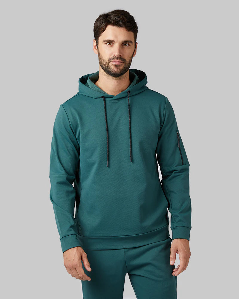 32 DEGREES MEN'S SOFT STRETCH TERRY PULLOVER HOODIE