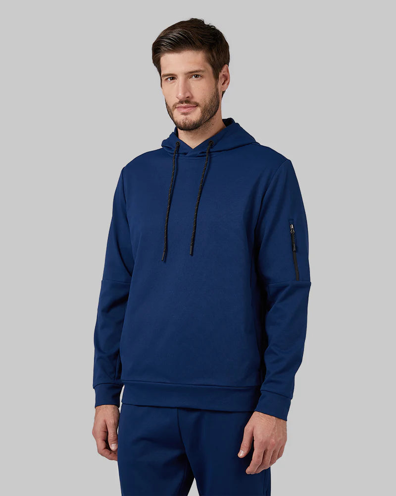 32 DEGREES MEN'S SOFT STRETCH TERRY PULLOVER HOODIE