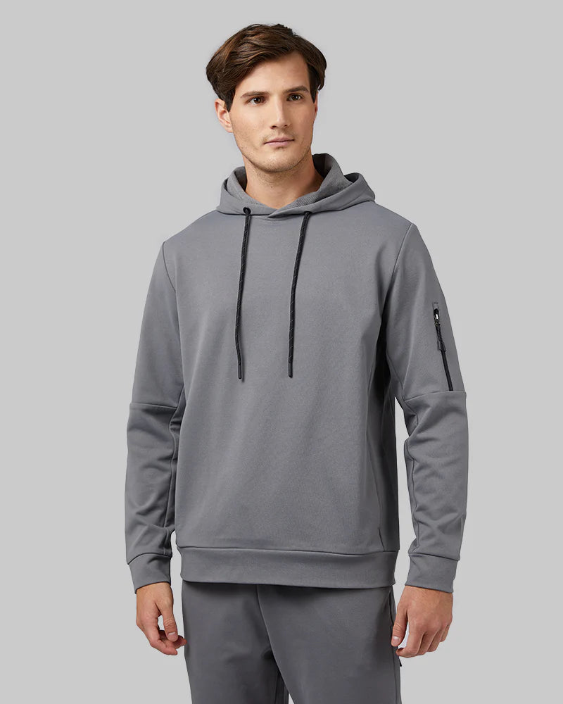 32 DEGREES MEN'S SOFT STRETCH TERRY PULLOVER HOODIE