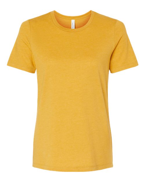 Bella+Canvas Women Relaxed Heather CVC Jersey Short Sleeves T-Shirt