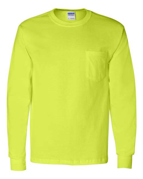 Gildan Ultra Cotton® Long Sleeves Pocket T-Shirt