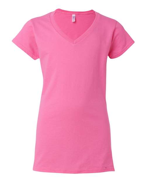 Gildan Softstyle® Women V-Neck Short Sleeves T-Shirt