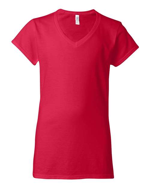 Gildan Softstyle® Women V-Neck Short Sleeves T-Shirt