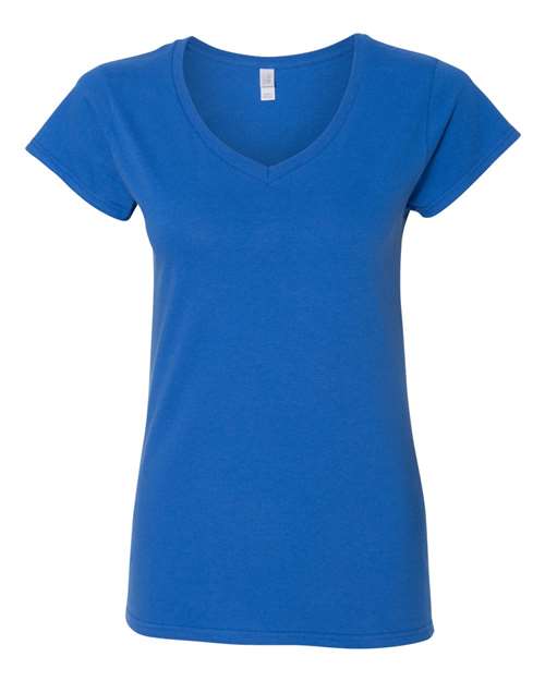 Gildan Softstyle® Women V-Neck Short Sleeves T-Shirt