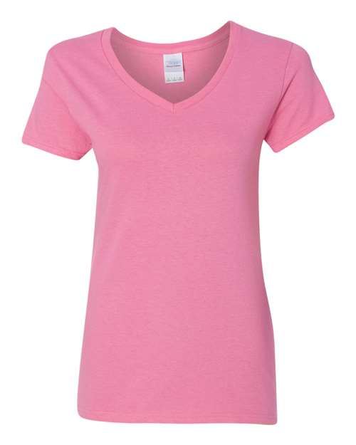 Gildan Heavy Cotton™ Women V-Neck Short Sleeves T-Shirt