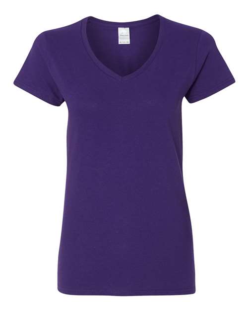 Gildan Heavy Cotton™ Women V-Neck Short Sleeves T-Shirt