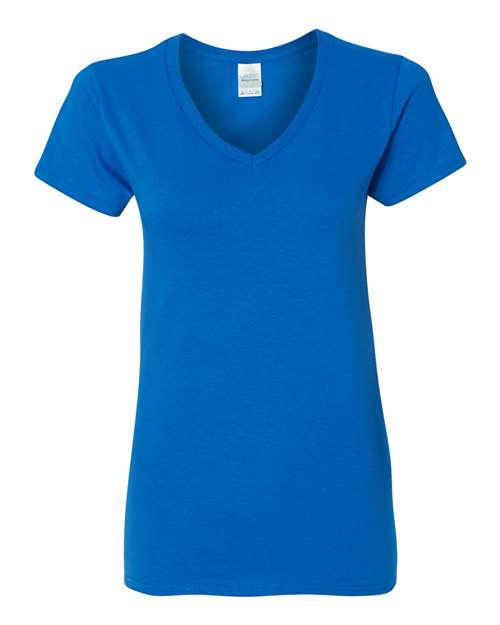 Gildan Heavy Cotton™ Women V-Neck Short Sleeves T-Shirt