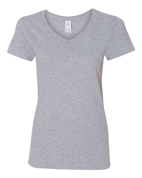 Gildan Heavy Cotton™ Women V-Neck Short Sleeves T-Shirt