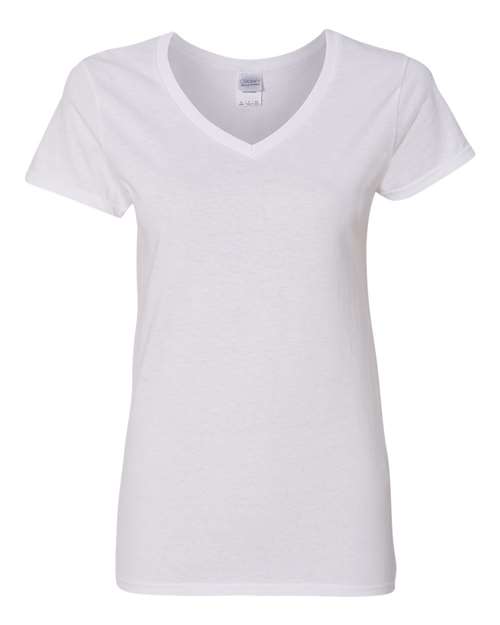 Gildan Heavy Cotton™ Women V-Neck Short Sleeves T-Shirt