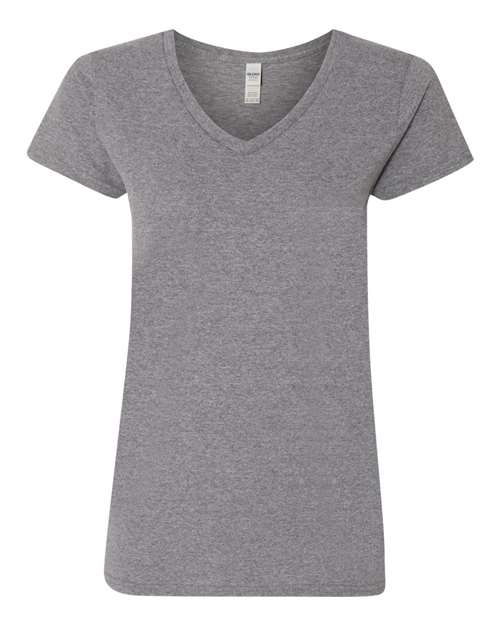 Gildan Heavy Cotton™ Women V-Neck Short Sleeves T-Shirt