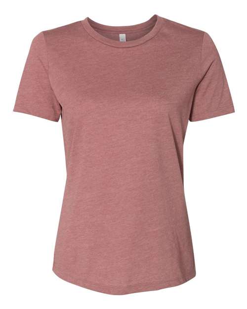 Bella+Canvas Women Relaxed Heather CVC Jersey Short Sleeves T-Shirt